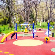 Small plac zabaw dla dzieci ustron park miejski