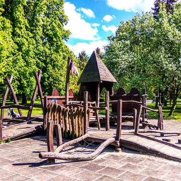 Plac zabaw w Parku Jordana Kraków