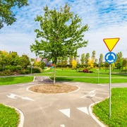 Small miasteczko ruchu drogowego dla dzieci w katowicach