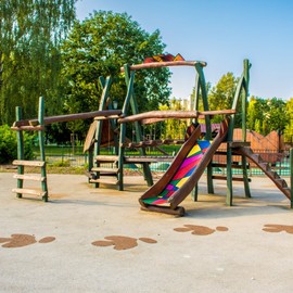Plac zabaw Olkówek - Park Jurajski Warszawa zdjęcie 0