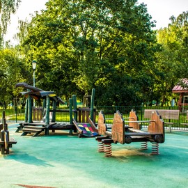Plac zabaw Olkówek - Park Jurajski Warszawa zdjęcie 10