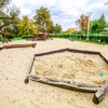 Smoczy plac zabaw w parku Zaczarowanej Dorożki w Krakowie