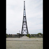 Drewniana wieża radiostacji w Gliwicach