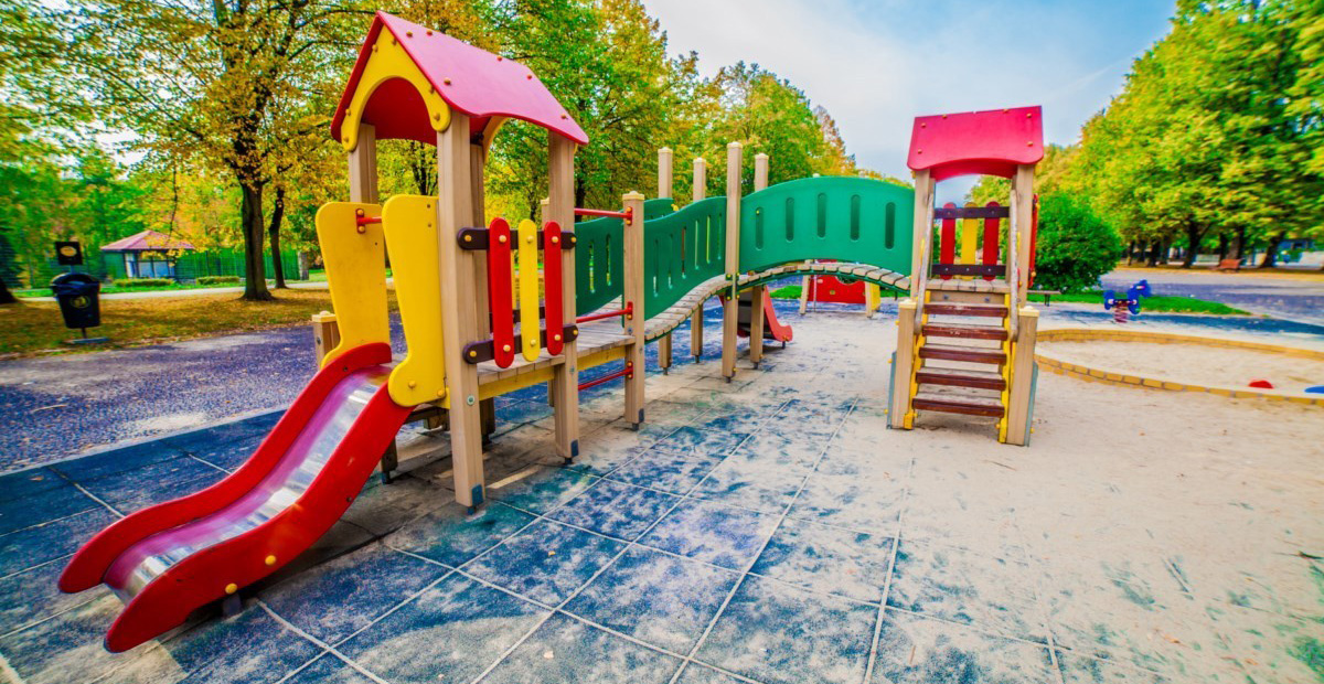 plac zabaw w Chorzowie w parku śląskim