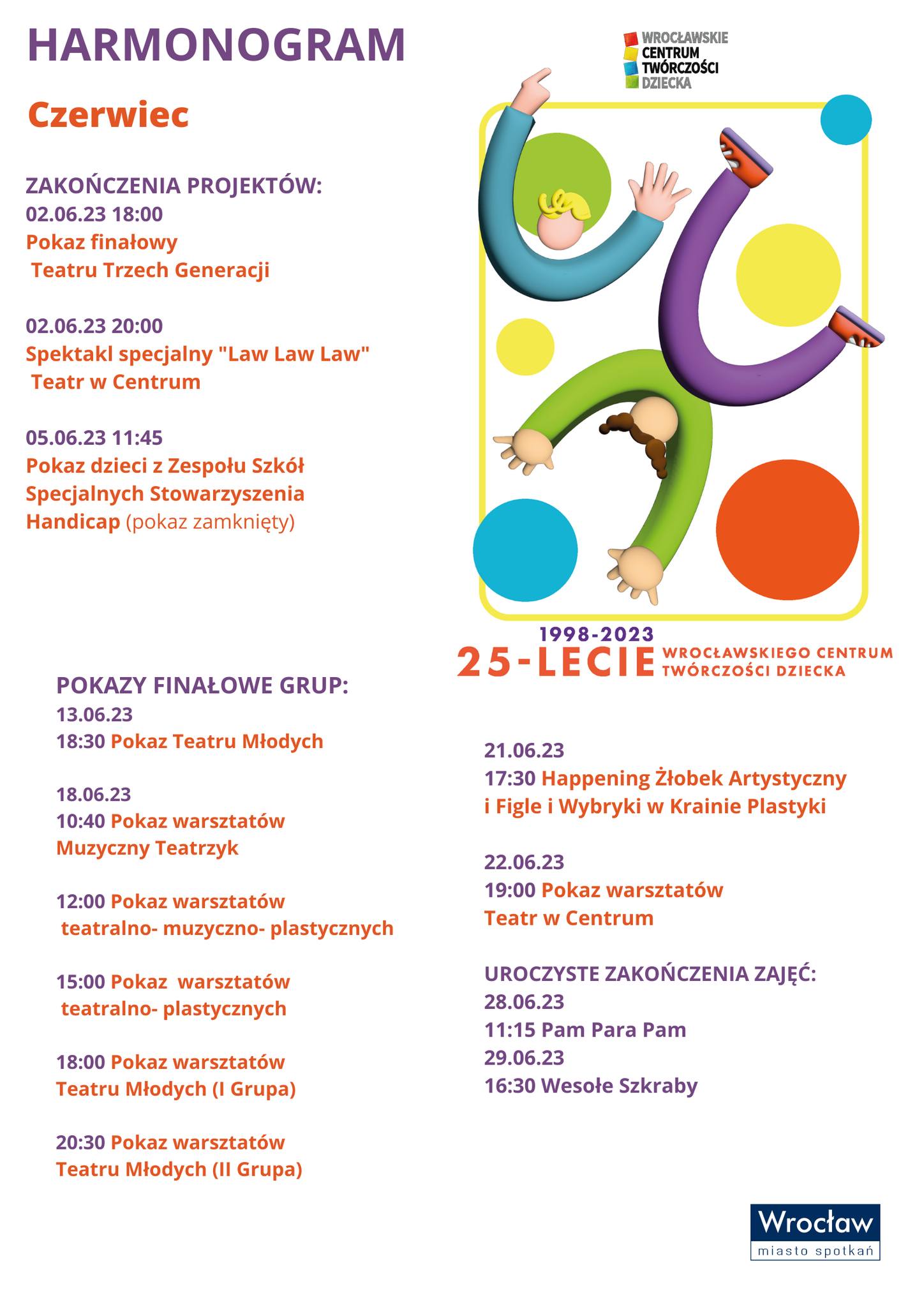 25-lecie Wrocławskiego Centrum Twórczości Dziecka