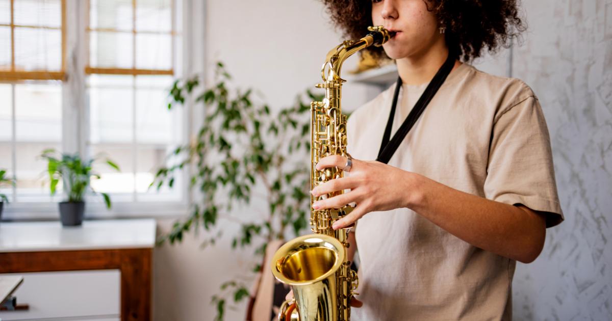 Jazz dla dzieci saksofon
