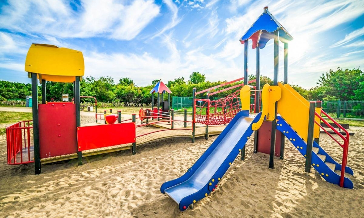 plac zabaw dla dzieci gdańsk park Ronalda Regana